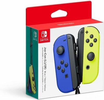מארז בקרי ימין ושמאל צבע כחול/צהוב JOY-CON