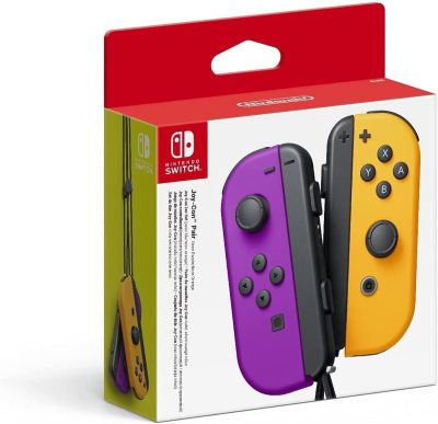 מארז בקרי ימין ושמאל צבע כתום/סגול JOY-CON