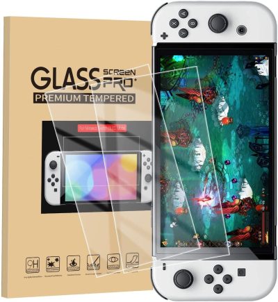 Tempered glass screen protector מגן מסך Nintendo Switch Oled