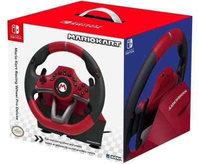 הגה ודוושות Mario Kart Racing Wheel Pro Deluxe  HORI