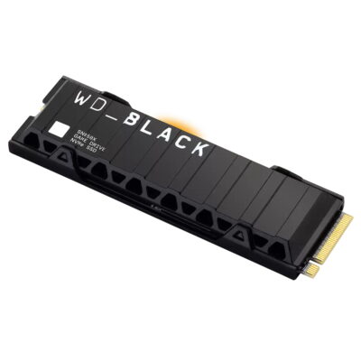 כונן פנימי SSD עם צלעות קירור WD BLACK SN850X NVMe SSD 1TB With HS
