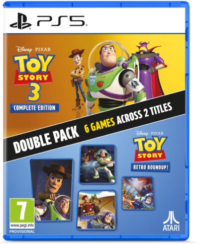 Toy Story: Retro Roundup! + Toy Story 3 Complete Edition Double Pack PS5  הזמנה מוקדמת