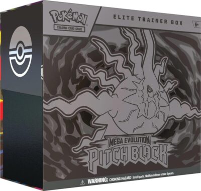 POKEMON TCG MEGA EVOLUTION PITCH BLACK ELITE TRAINER BOX קלפי פוקימון