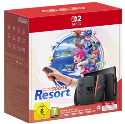 Nintendo Switch 2 + Nintendo Switch Sports Resort + מנוי NSO ל- 3 חודשים! | Limited bundle קונסולת